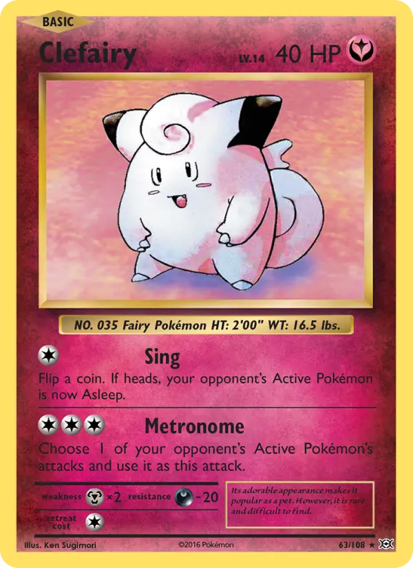 Clefairy #63 — Evolutions