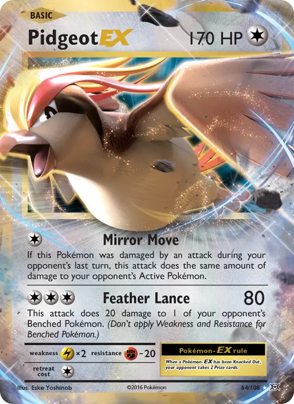 Pidgeot EX #64 — Evolutions