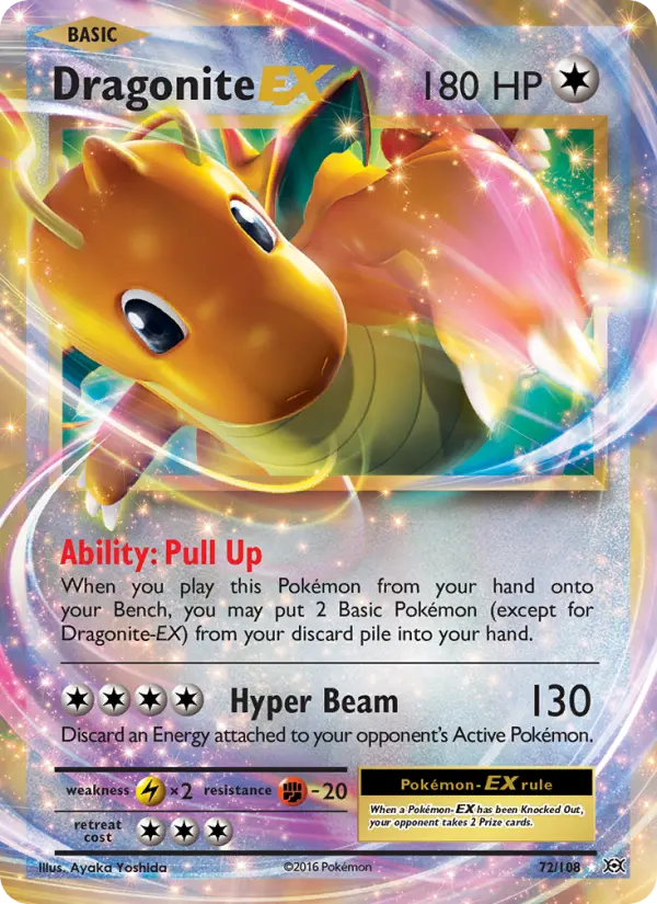 Dragonite EX #72 — Evolutions