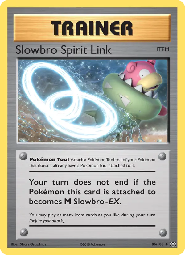 Slowbro Spirit Link #86 — Evolutions