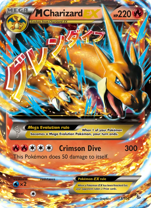 M Charizard EX #13 — Flashfire