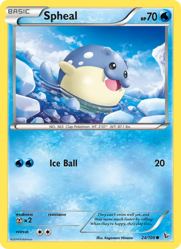 Spheal #24 — Flashfire
