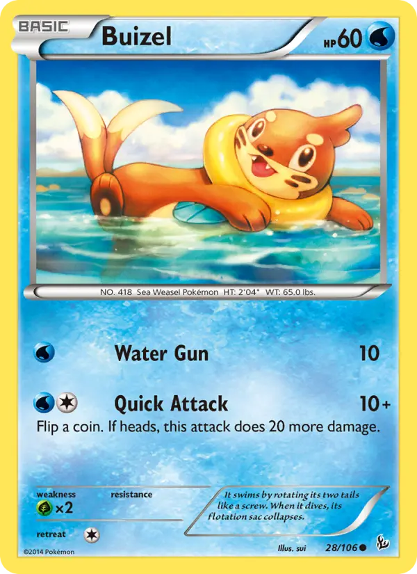 Buizel #28 — Flashfire
