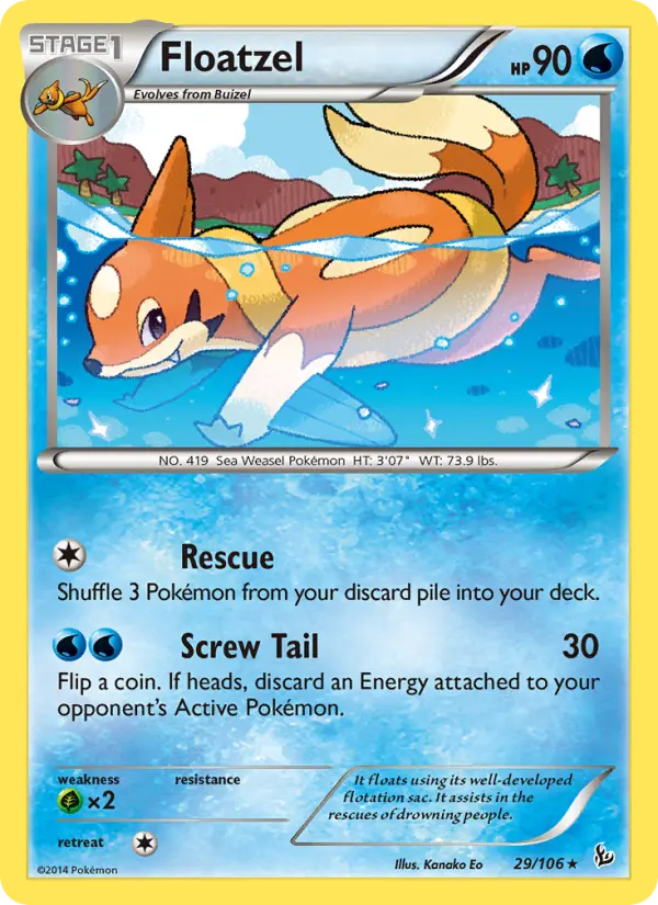 Floatzel #29 — Flashfire
