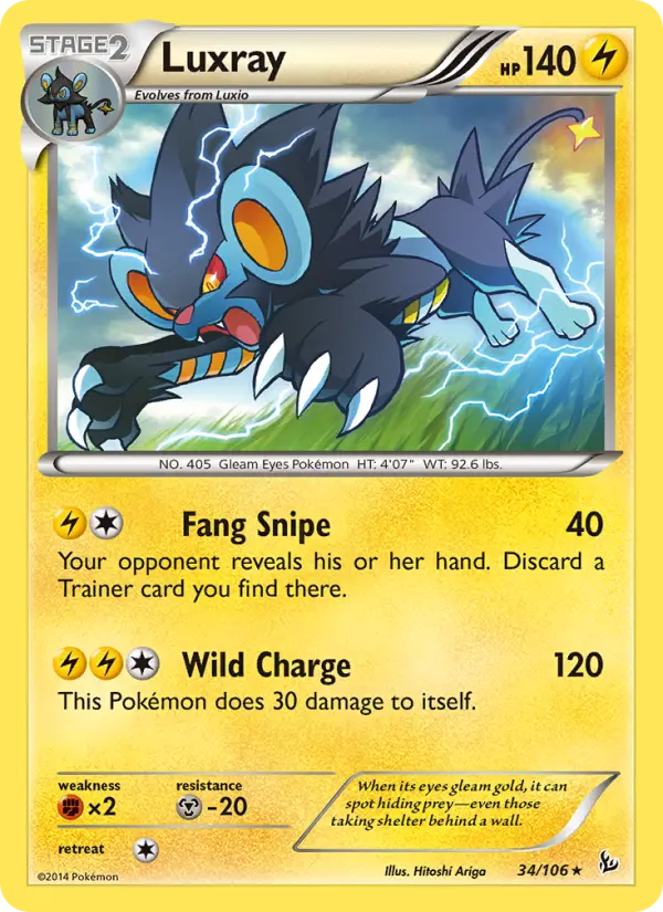 Luxray #34 — Flashfire