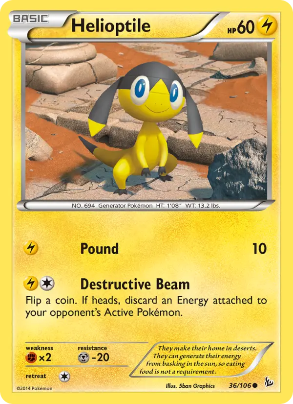 Helioptile #36 — Flashfire