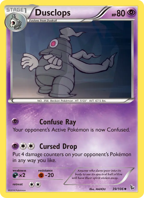 Dusclops #39 — Flashfire