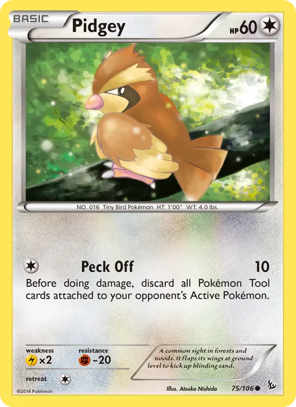 Pidgey #75 — Flashfire