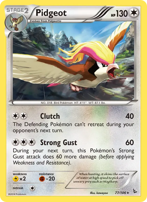 Pidgeot #77 — Flashfire