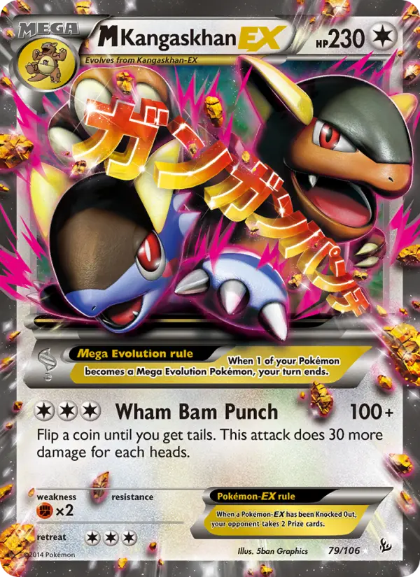 M Kangaskhan EX #79 — Flashfire
