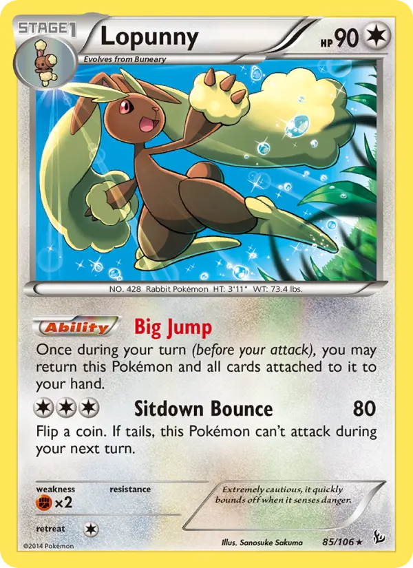 Lopunny #85 — Flashfire