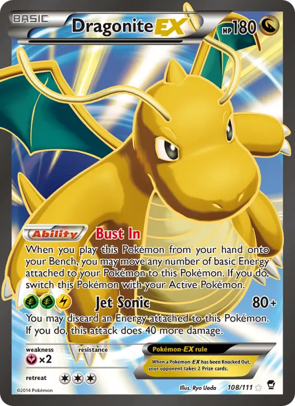 Dragonite EX #108 — Furious Fists