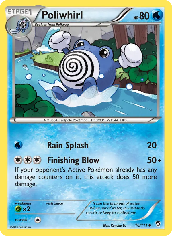 Poliwhirl #16 — Furious Fists