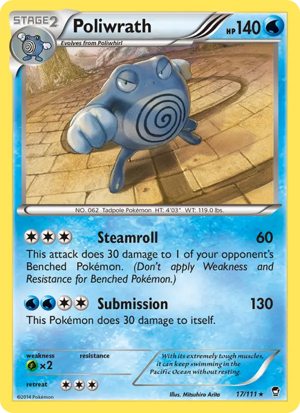 Poliwrath #17 — Furious Fists