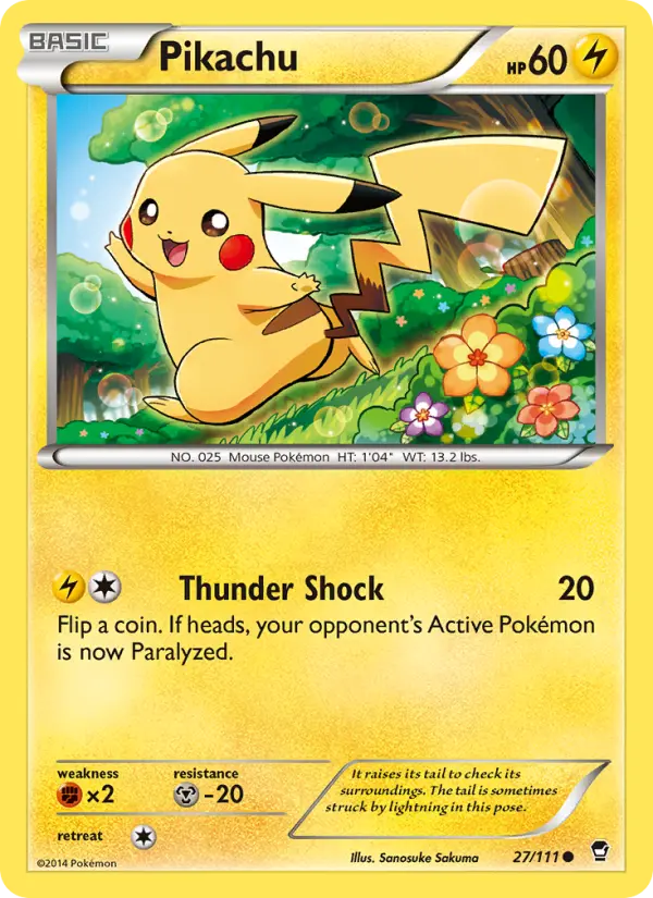 Pikachu #27 — Furious Fists