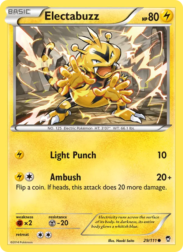 Electabuzz #29 — Furious Fists