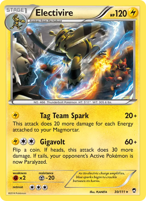 Electivire #30 — Furious Fists