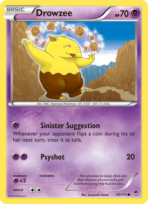 Drowzee #35 — Furious Fists