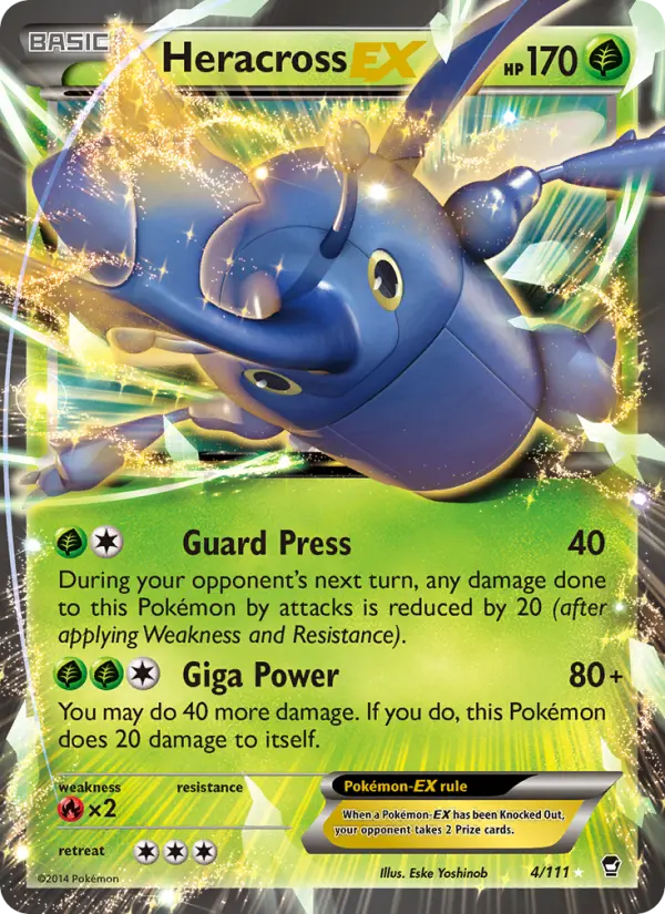 Heracross EX #4 — Furious Fists