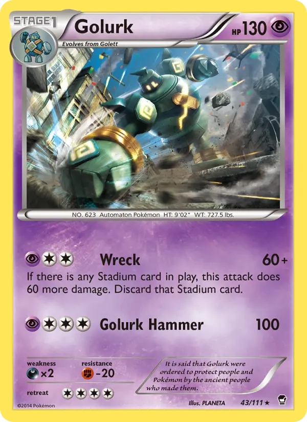 Golurk #43 — Furious Fists