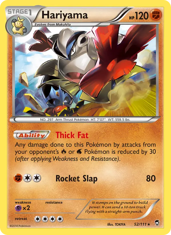 Hariyama #52 — Furious Fists