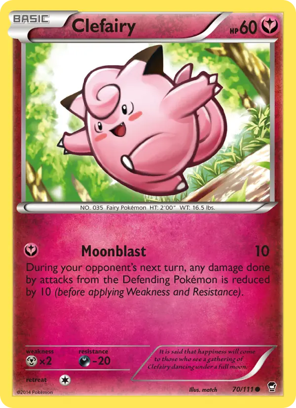 Clefairy #70 — Furious Fists