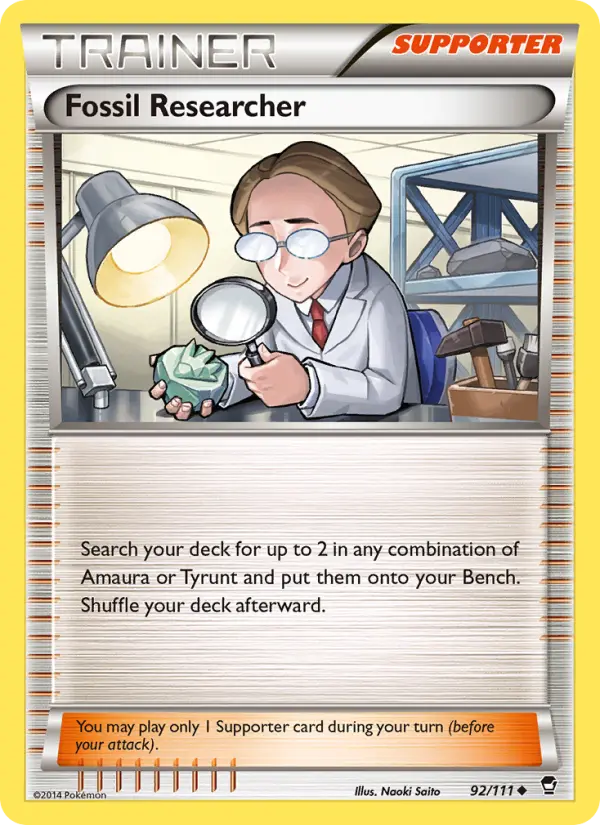 Fossil Researcher #92 — Furious Fists