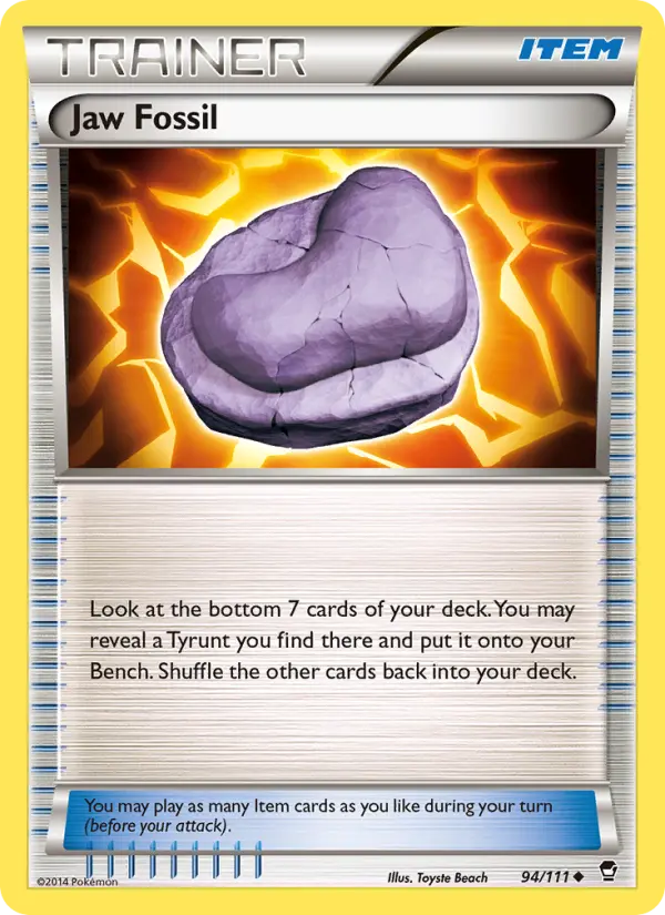 Jaw Fossil #94 — Furious Fists