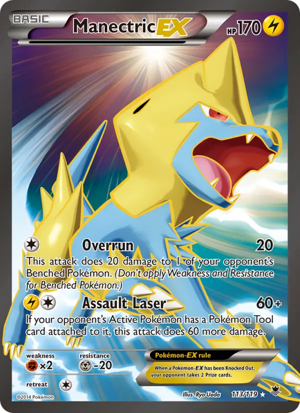 Manectric EX #113 — Phantom Forces