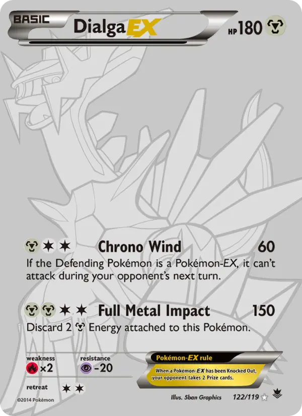 Dialga EX #122 — Phantom Forces