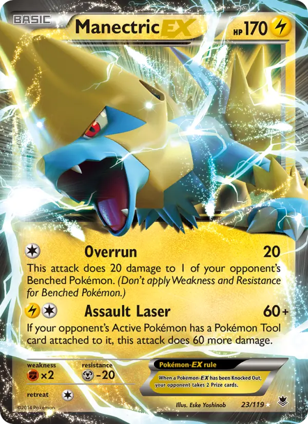 Manectric EX #23 — Phantom Forces