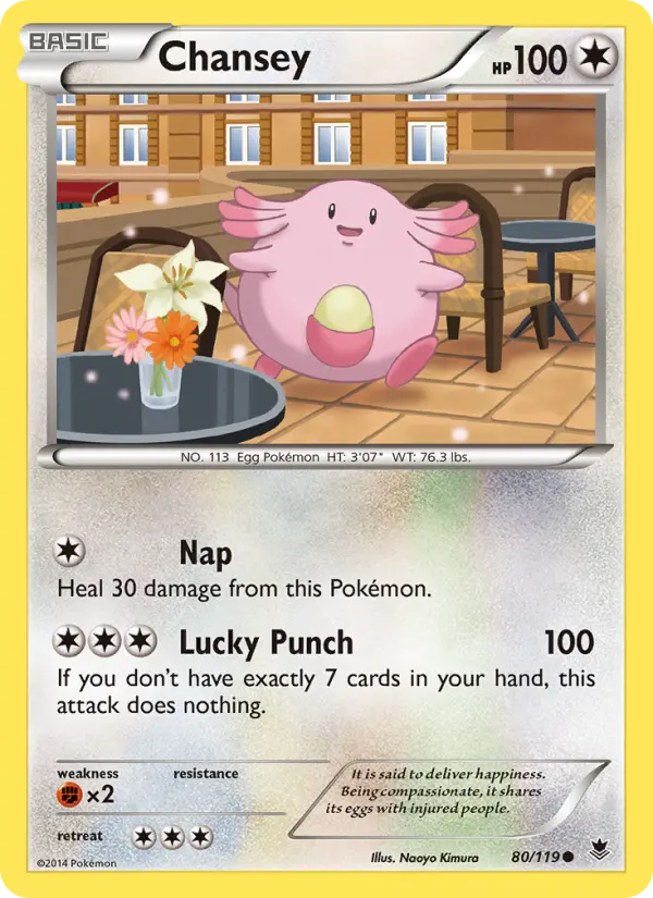 Chansey #80 — Phantom Forces