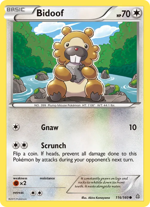 Bidoof #116 — Primal Clash