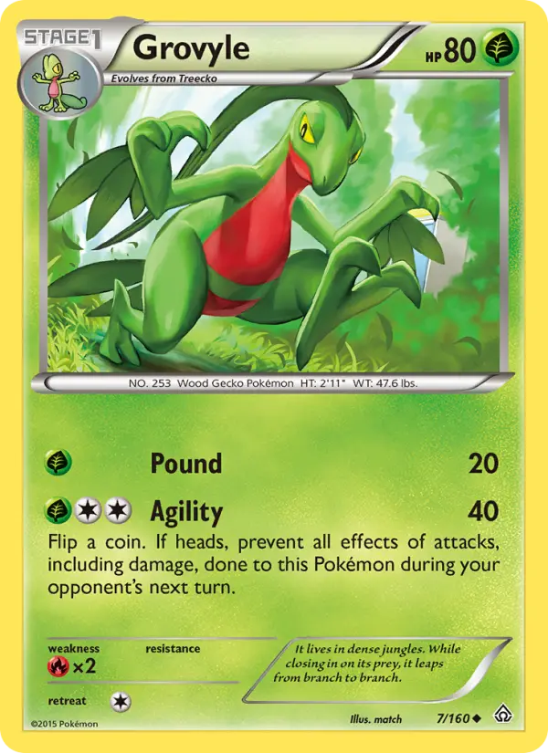 Grovyle #7 — Primal Clash