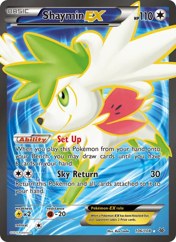 Shaymin EX #106 — Roaring Skies