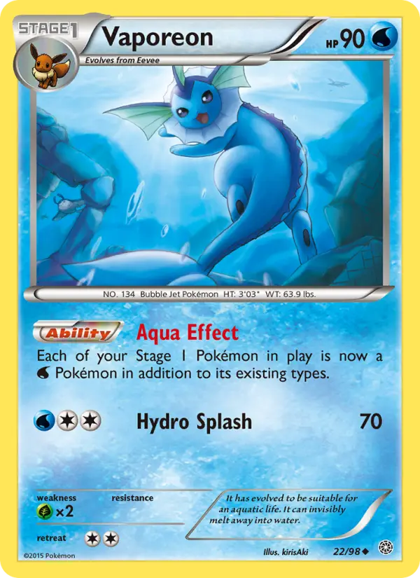 Vaporeon #22 — Ancient Origins