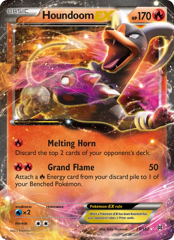 Houndoom EX #21 — BREAKthrough