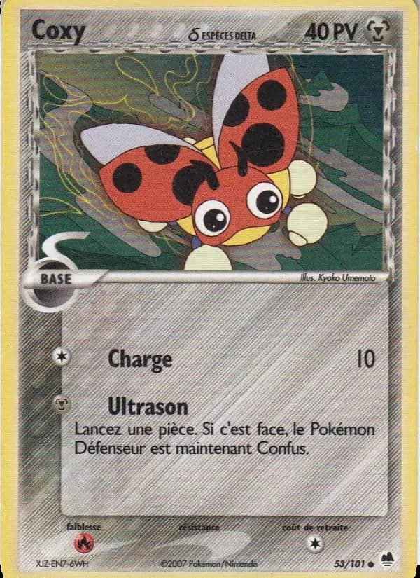 Carte Pokémon Coxy δ #053 — Île des Dragons