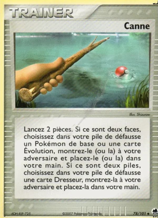 Carte Pokémon Canne #078 — Île des Dragons