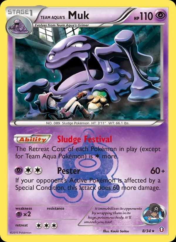 Team Aqua's Muk #8 — Double Crisis