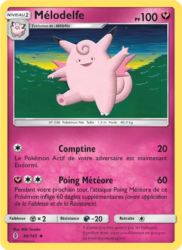Carte Pokémon Mélodelfe #89 — Gardiens Ascendants