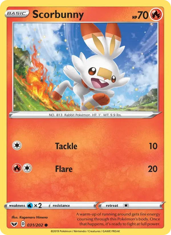Scorbunny #31 — Sword & Shield