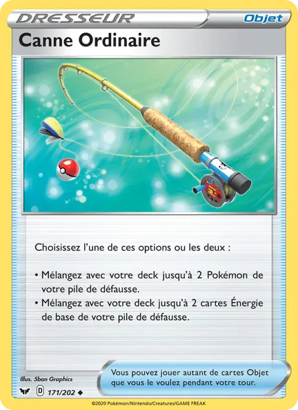 Carte Pokémon Canne Ordinaire #171 — Épée et Bouclier