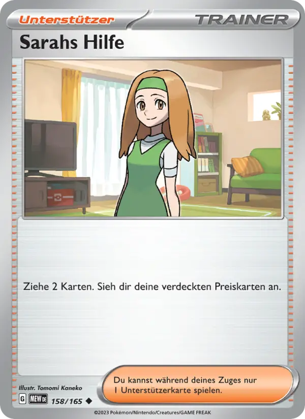 Carte Pokémon Aide de Nina #158 — Pokémon 151