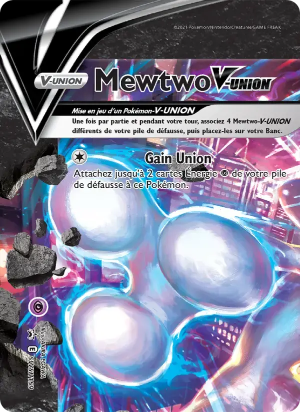 Carte Pokémon Mewtwo V-UNION #SWSH159 — Promos Épée et Bouclier