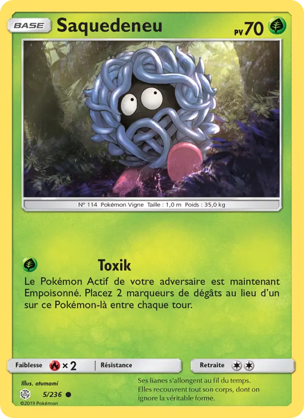 Carte Pokémon Saquedeneu #5 — Éclipse Cosmique