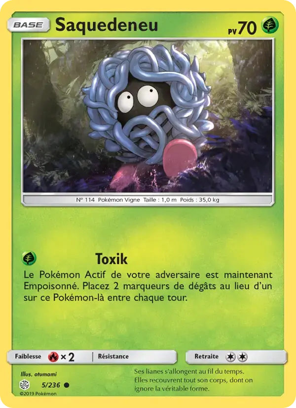 Carte Pokémon Saquedeneu #5 — Éclipse Cosmique