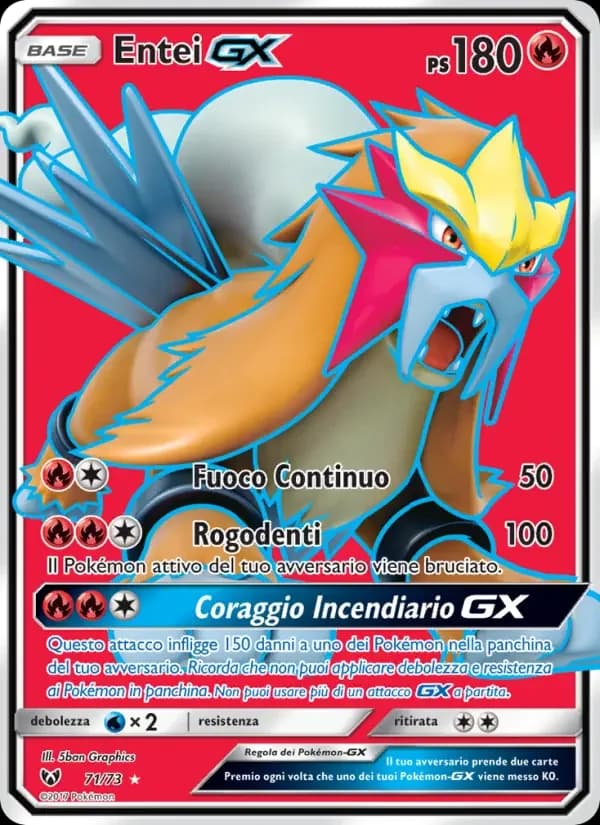 Entei GX #71 — Shining Legends