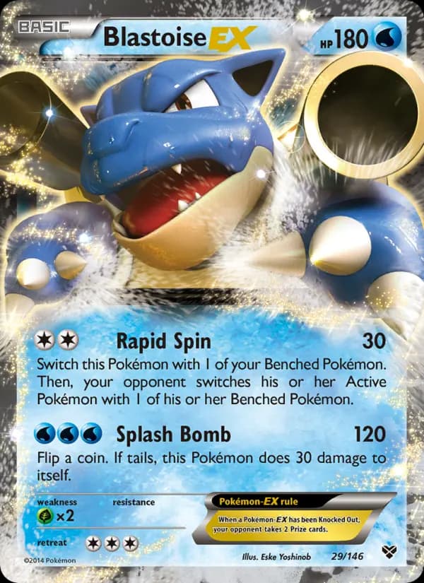 Blastoise EX #29 — XY