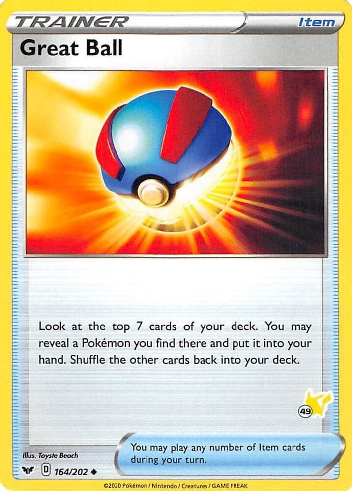 Great Ball #164 Stamp V2 — Sword & Shield